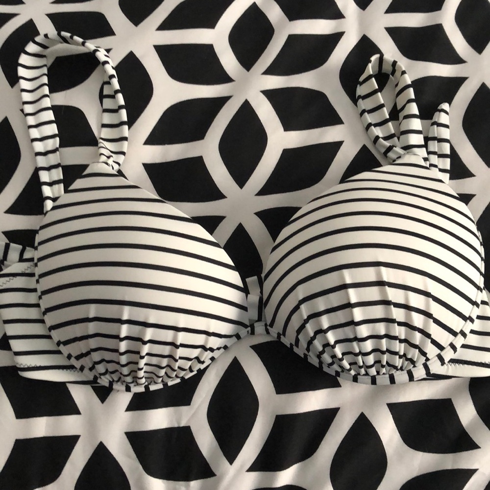 Victoria secret tie back push up swim top